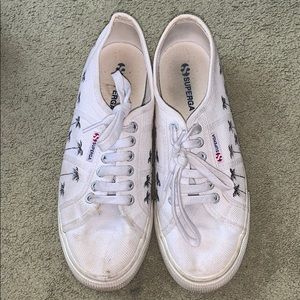 Canvas Palm Tree Platform Superga